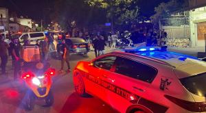 זירת הרצח בשפרעם, הלילה צילום: תיעוד מבצעי מד"א פלילים