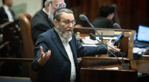 משה גפני, מתיחות בקואליציה צילום: Yonatan Sindel/Flash90 פוליטי