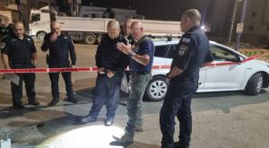 זירת הרצח בטירה צילום: דוברות המשטרה פלילים