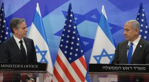 נתניהו ובלינקן צילום: עמוס בן גרשום /לע"מ מדיני