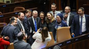 חברי הכנסת של הקואליציה צילום: נועם מושקוביץ/דוברות הכנסת פוליטי