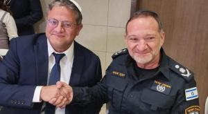 בן גביר והמפכ"ל צילום: ללא פוליטי
