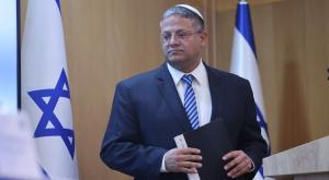 השר בן גביר צילום: Yonatan Sindel/FLASH90 פוליטי
