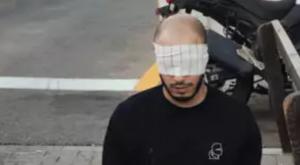 סמיר בכרי לאחר מעצרו צילום: דוברות המשטרה פלילים