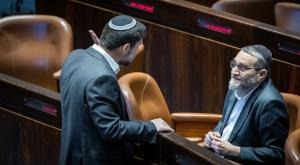 גפני וסמוטריץ' צילום: Yonatan Sindel/Flash90 חדשות
