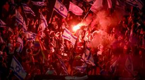 המחאה בקפלן צילום: Avshalom Sassoni/Flash90 חדשות