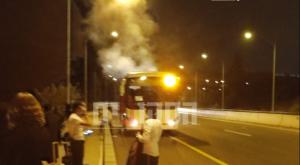 האוטובוס שעלה באש צילום: חדשות הסקופים מבזקים