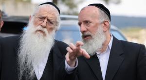 השר פרוש בסיור במירון צילום:  David Cohen/FLASH90 פוליטי