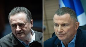 אדלשטיין וכ"ץ, מי בדיוק יתגייס? צילום: Yonatan Sindel/Flash90 פוליטי