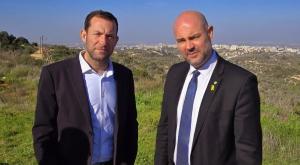 אוחנה ודגן בשומרון, הלחץ על נתניהו מתגבר צילום: רועי חדד התיישבות