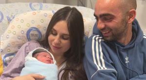 אורטל, דניאל ובנם צילום: המרכז הרפואי הלל יפה חדשות