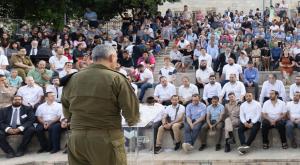 אל"מ ש' בטקס הגמר צילום: המרכז האקדמי לב חדשות