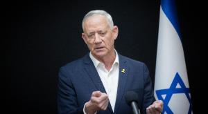 גנץ, יתקע את המינוי של בן גביר? צילום: Chaim Goldberg,Flash90 חדשות