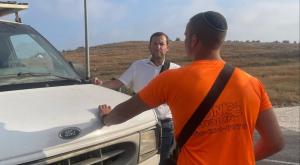 דגן בזירת הפיגוע צילום: מועצת שומרון התיישבות