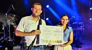 דגן וסגנית נשיא אקוודור צילום: רועי חדי חדשות