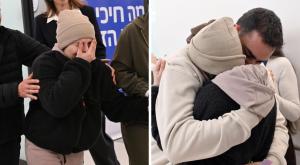 דניאלה גלבוע מתאחדת עם בן זוגה רועי צילום: חיים צח, לע"מ חדשות