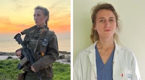 ד"ר נעה גיפס, חלק מפלוגת הלוחמים צילום: דוברות הלל יפה חדשות