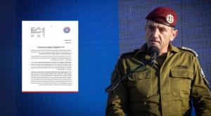 הלוי ומכתב ההתפטרות צילום: Oren Ben Hakoon/Flash90 ביטחון