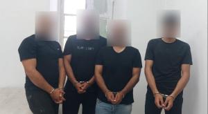חוליית החוטפים צילום: דוברות המשטרה פלילים
