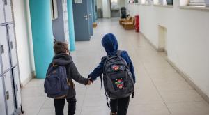 ילדים חוזרים ללימודים, הבוקר בירושלים צילום: Yonatan Sindel,Flash90 חינוך