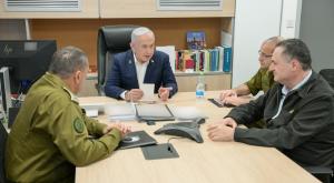 כץ, נתניהו וזמיר, איפה ראש השב"כ צילום: מעיין טואף, לע״מ ביטחון