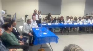מליאת בני עקיבא ואנשי ניר עוז צילום: ללא המגזר