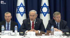 נתניהו בישיבת הממשלה צילום: רועי אברהם/ לע"מ ביטחון