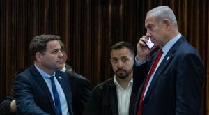 נתניהו ובץ, ארכיון צילום: Yonatan Sindel,Flash90 המגזר