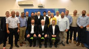 נתניהו וראשי מועצת יש"ע צילום: חיים צח/ לע"מ התיישבות