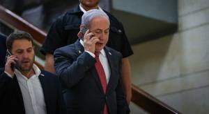 נתניהו, מחזיר את המשלחת צילום: Chaim Goldberg,Flash90 חדשות