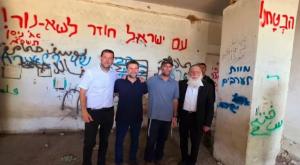 סמוטריץ' בשא-נור צילום: מועצה איזורית שומרון חדשות