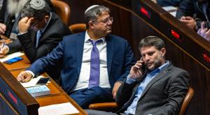 סמוטריץ' ובן גביר, נגד הפסקת אש צילום: Olivier Fitoussi,Flash90 פוליטי
