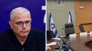 רפי בן שטרית, דיבר לכיסא ריק צילום: Tomer Neuberg/Flash90, מועצת אוקטובר חדשות