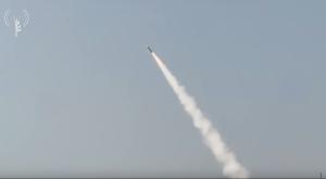 רקטת "בר" שפעלה לאחרונה בעזה צילום: דובר צה"ל חדשות