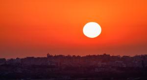שקיעה צילום: Chaim Goldberg,Flash90 חדשות