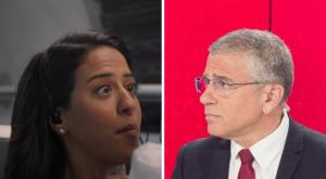 ינון מגל מול עדי חבשוש צילום: תומר שלום/קשת 12 טלוויזיה