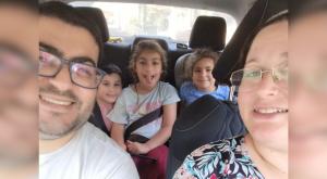 משפחת בוזנח צילום: פרטי הורים וילדים