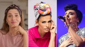 נרקיס, לינור אברג'יל וחן אמסלם - כוכבות המטפחות צילום: Tomer Neuberg/Flash90, תום סיימון, cc by sa wikipedia, כאן חינוכית ויואב גרוס אופנה