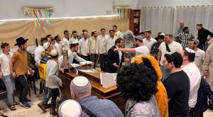 פורים בישיבת ראשון לציון צילום: פרטי חדשות