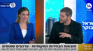 תכנית הבוקר של ערוץ 14 צילום: צילום מסך ערוץ 14 טלוויזיה