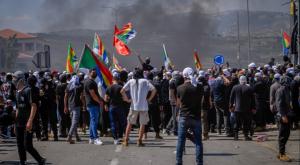 מחאות הדרוזים בגולן צילום: Ayal Margolin/Flash90 ביטחון
