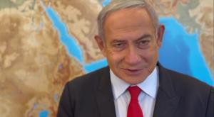 מתוך הסרטון של נתניהו צילום: צילום מסך פוליטי
