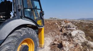 הרס במזבח יהשע צילום: מועצה אזורית שומרון התיישבות