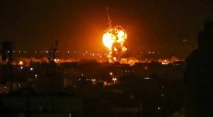 תקיפת צה"ל בעזה צילום: Rahim Khatib/Flash90  ביטחון