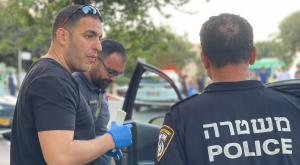 זירת הרצח בפסגת זאב צילום: דוברות המשטרה חדשות