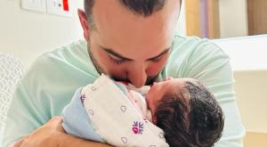עקיבא תורג'מן ובתו צילום: ללא ברנז'ה