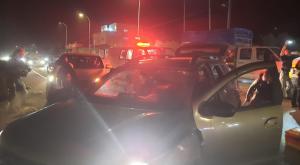 זירת הפיגוע בציר 60, סמוך לחווארה צילום: תיעוד מבצעי מד"א ברנז'ה