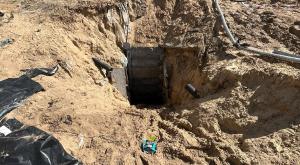 המנהרה שהתגלתה צילום: דובר צה"ל ביטחון
