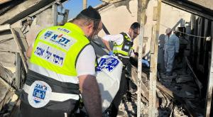 מתנדבי זק"א איתרו גופות נוספות בקיבוץ בארי צילום: דוברות זק"א חדשות