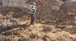 תעלת הביוב בה נמצא המחבל המת צילום: דוברות זק"א פוליטי